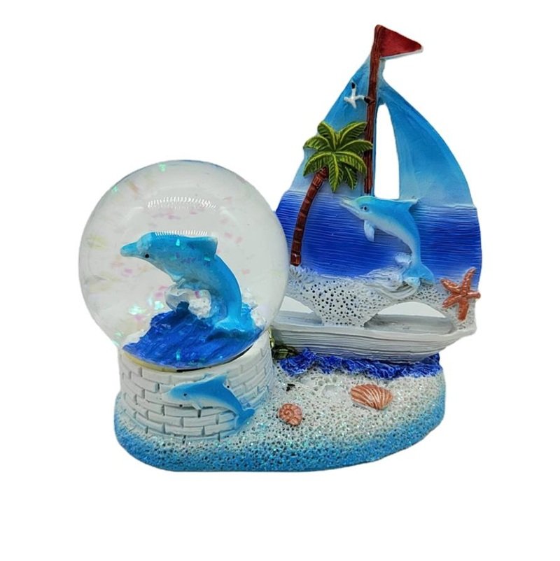 souvenir-b2b-65mm-resin-crafts-mermaid-snow-globe-ocean-2