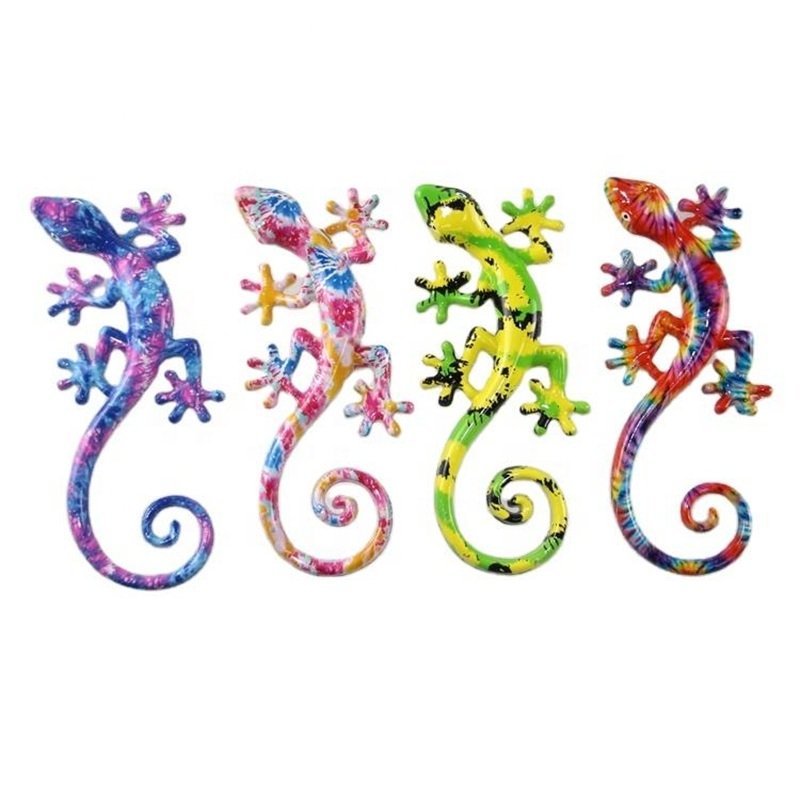 souvenir-b2b-colorful-lizard-wall-art-statue-resin-gecko-6