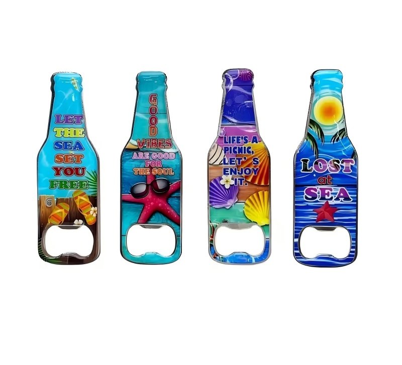 Beach Design Metal Opener Automatic Swing Gate Tourist Souvenir