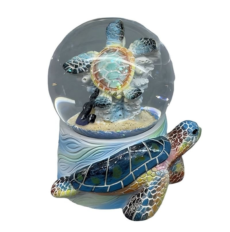 Creative Thinker Balloon Ornaments Home Decoration Items Snowflake Balls Resin Water Ball Birthday Gift