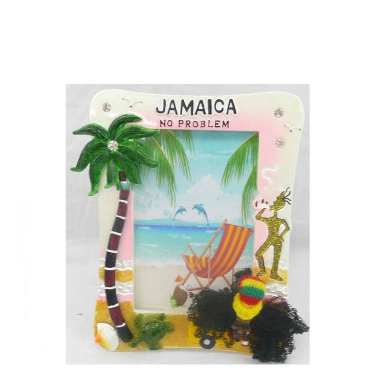 Jamaica Rasta Hand Painted Photo Frames