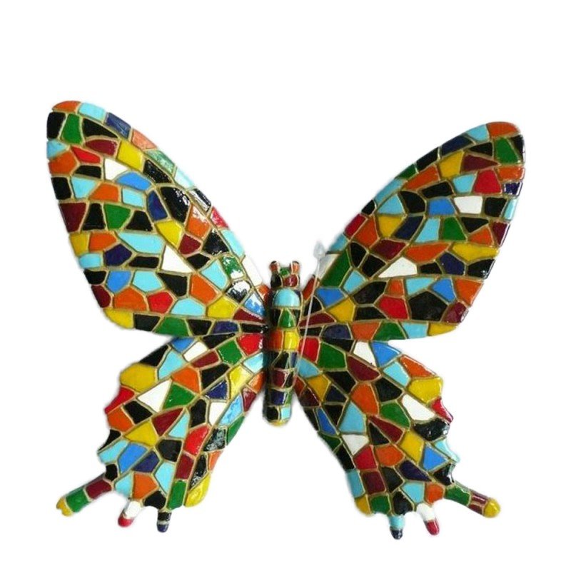 OEM Custom Polyresin Butterfly Figurine 3D Artisanal Animal Ornament for Home Décor or Gifts Resin Craft Anime Model