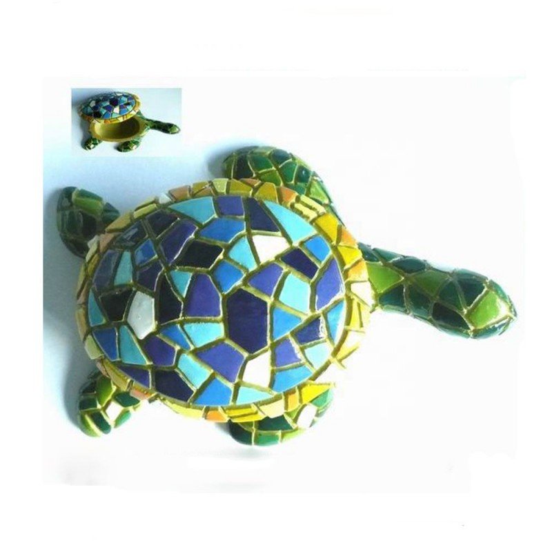 Polyresin Mosaic Turtle Home Decoration