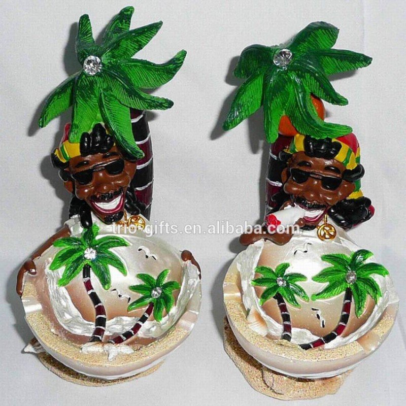 Wholesale Factory Tree New Style Resin Rasta Ashtray