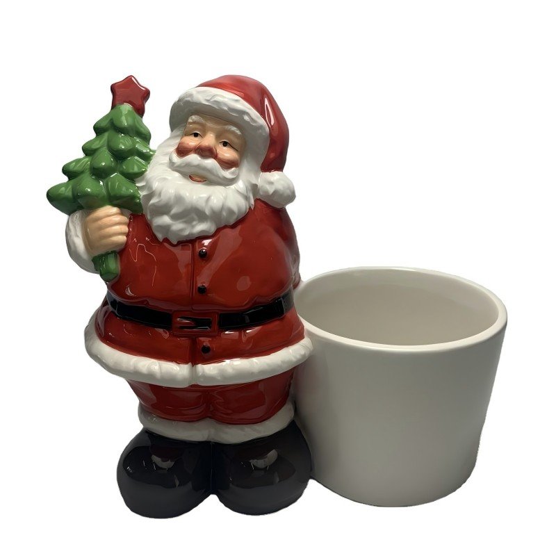 Hot Sale Contemporary Ceramic Christmas Balls White Home Decor in Box Packaging for Hotels