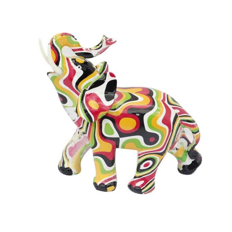 Thai Elephant Souvenirs Tourist Polyresin Large Elephant Statues for Home Decoration